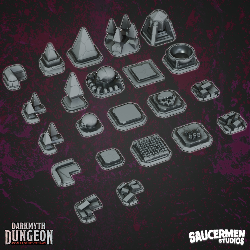 DarkMyth Dungeon - Junction Toppers - Pack One